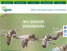 Tablet Screenshot of igom.nl